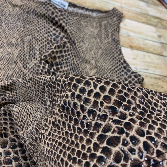 vintage textured snakeskin tank - Picture 4 of 7